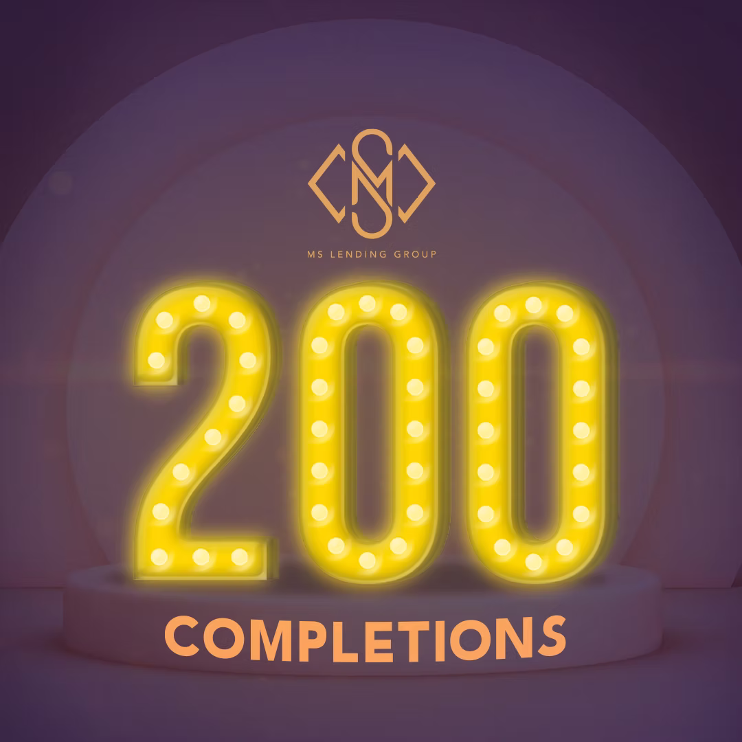 Celebrating 200 Bridging Loan Completions